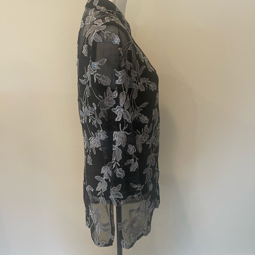 Alex Evenings Sequined Twin Set - image 2